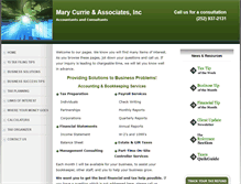 Tablet Screenshot of curriecpa.com